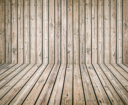 brown pine wood plank texture and backgroundの写真素材
