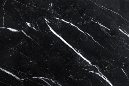 abstract natural marble black and white, black marble patterned texture backgroundの写真素材