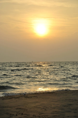beach sunsetの写真素材