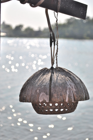 coconut shell lightの写真素材