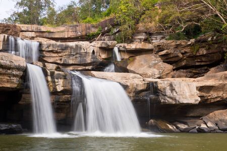 Kang So Pa waterfallの写真素材