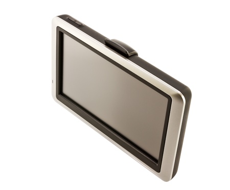 GPS on white background