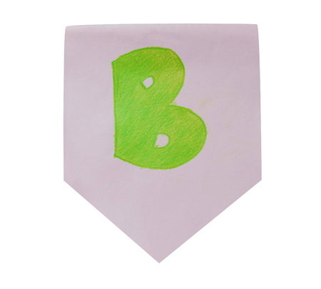 font draw isolated on white Background.の写真素材