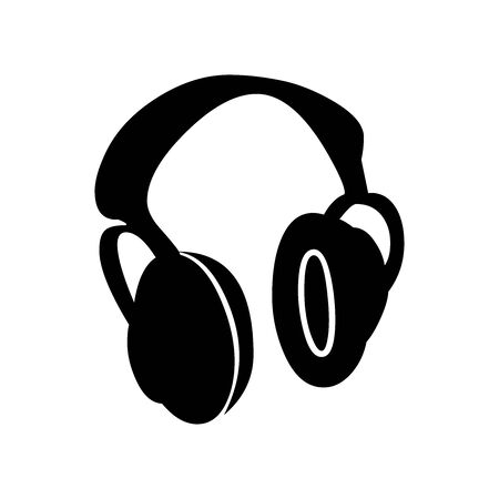 Black music symbol for banner, general design print and websites. Illustration vector.のイラスト素材