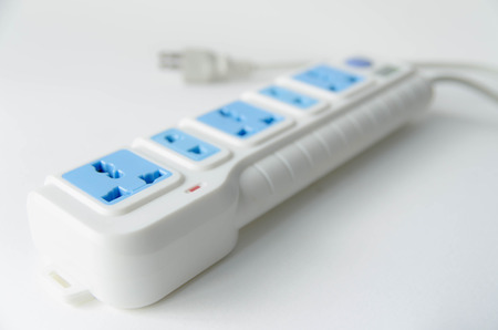 The Electric plugs on isolated
