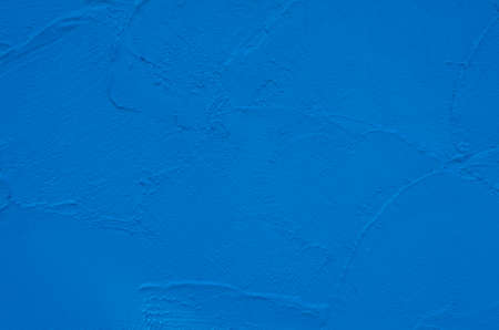 Blue concrete wall background and textureの写真素材