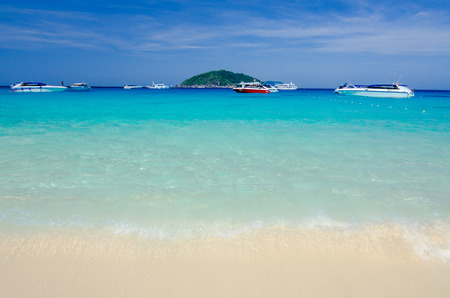 Beautiful sea and ocean, Ta chai Island, Similan, Thailandのeditorial素材