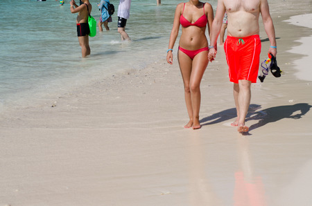 Lovers at the beachのeditorial素材