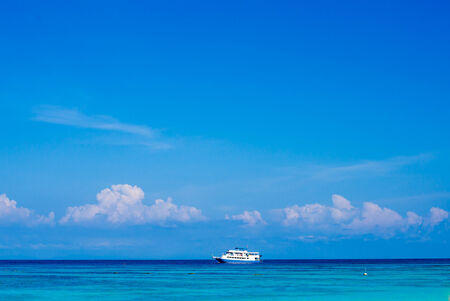 Beautiful sea and beach at Ta Chai, Similan, Thailandの写真素材