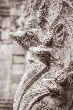 Naga at Phanom Rung historical park, Buriram province, Thailandの写真素材