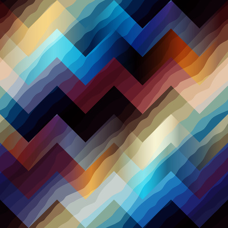 Seamless background pattern. Chevron pattern with diagonal shadow.のイラスト素材