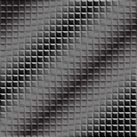 Seamless background pattern. Diagonal mosaic grey pattern.のイラスト素材
