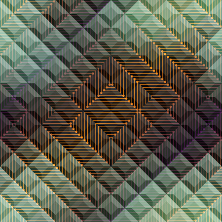 Seamless background pattern. Abstract matrix pattern on geometric background.のイラスト素材