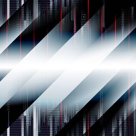 Place for text on black matrix background with diagonal and vertical strips.のイラスト素材