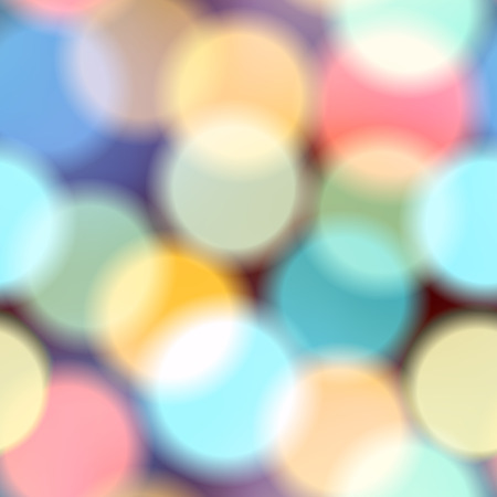 Seamless background pattern. Blur circles on dark background.のイラスト素材