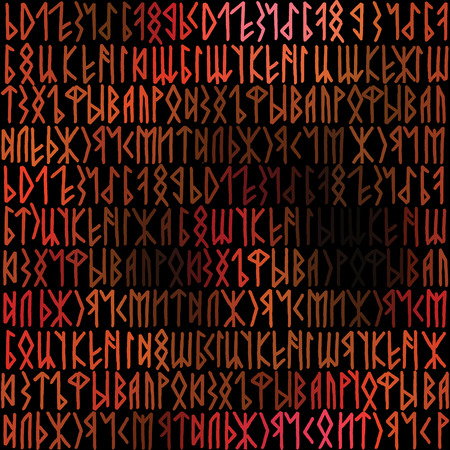 Seamless background pattern. Will tile endlessly. Runes backgroundのイラスト素材
