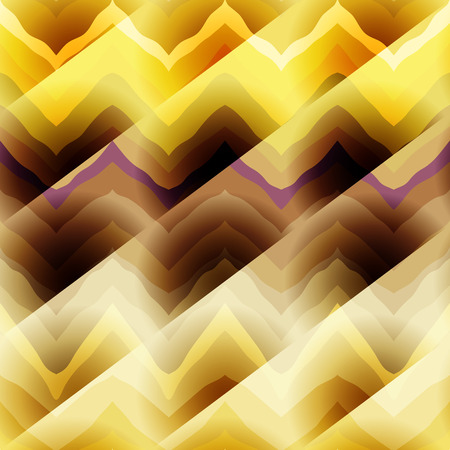 Seamless background pattern. Yellow chevrons with diagonal strikes.のイラスト素材