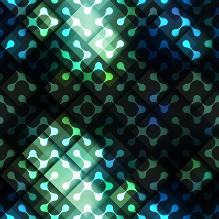 Seamless background pattern. Green geometric diagonal patternのイラスト素材