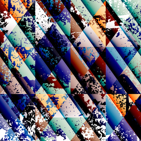 Seamless background pattern. Grunge diagonal background with gradient strikes.のイラスト素材