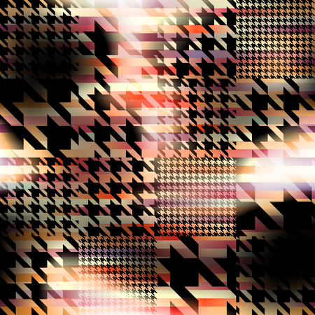 Seamless background pattern. Abstract hound-tooth geometric pattern.