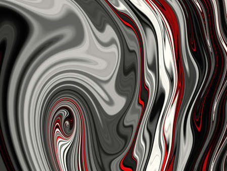 Fractal artwork for creative design. Abstract gray waves.
