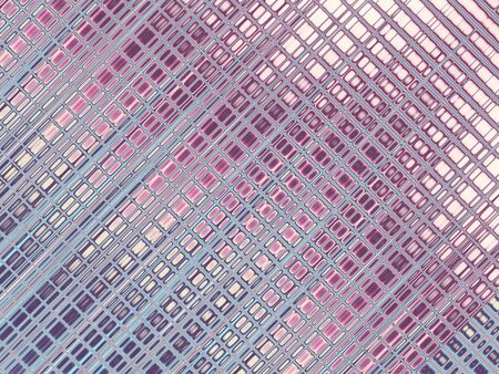 Fractal artwork for creative design. Geometric diagonal pink background.