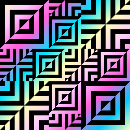 Seamless background pattern. Abstract gradient geometric pattern.のイラスト素材