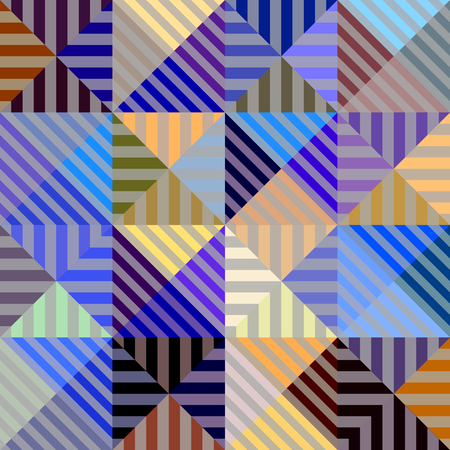 Seamless background pattern. Abstract diagonal geometric pattern.のイラスト素材