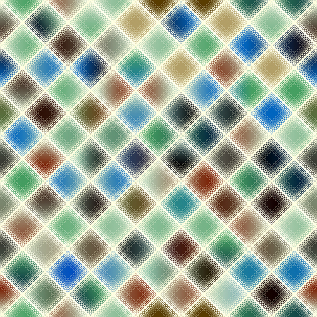 Seamless abstract diagonal plaid pattern in pixel style