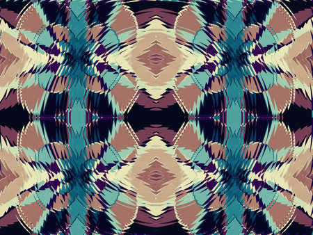 Fractal artwork for creative design. Abstract fractal ornament