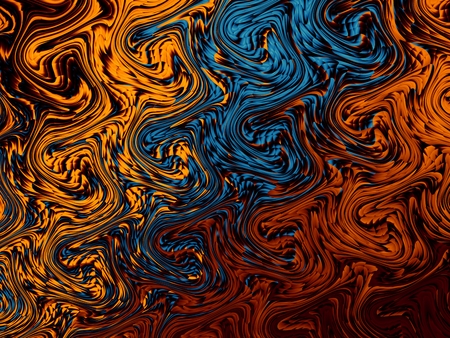 Wavy horizontal abstract background in digital art style. May be used as desktop background Marble...