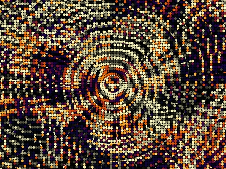 Horizontal abstract background in digital art style. May be used as desktop backgroundの写真素材