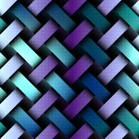 Seamless background pattern. Abstract matrix board with a interweaving effect.のイラスト素材