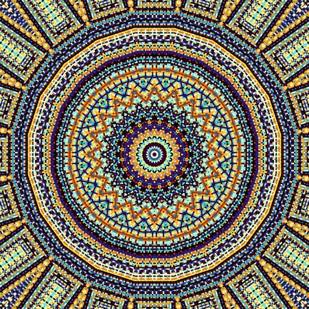 Abstract mandala backgroundの写真素材