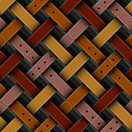 Fashion pattern with a beltsのイラスト素材