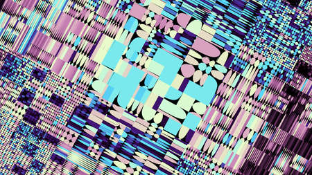 Horizontal geometric background