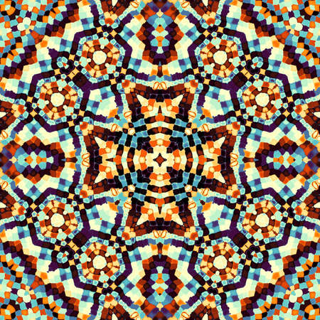 Abstract symmetric patternの写真素材