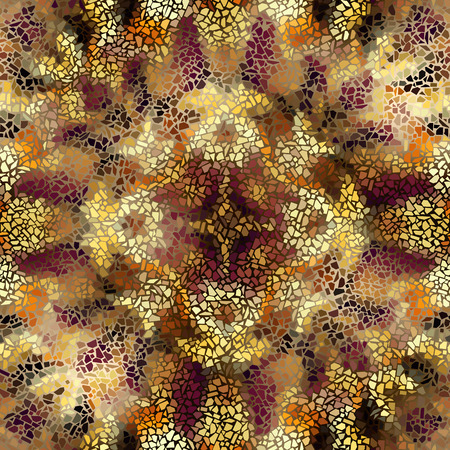 Seamless mosaic patternのイラスト素材