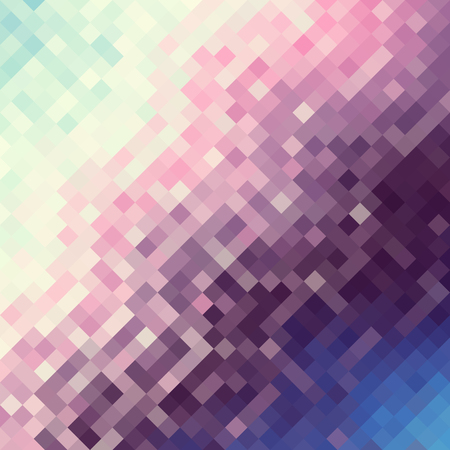Blue and pink abstract pattern in low poly style.のイラスト素材