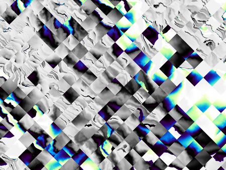 Geometric colorful background. Abstract futuristic fractal image.