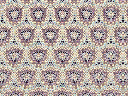 Geometric decorative ornamental pattern. Abstract horizontal background.