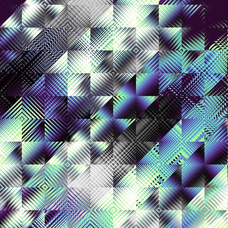 Square grunge texture. Geometric abstract background of the squares and blur glass effect.