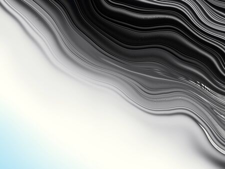 Geometric wavy background. Abstract futuristic fractal image.の写真素材