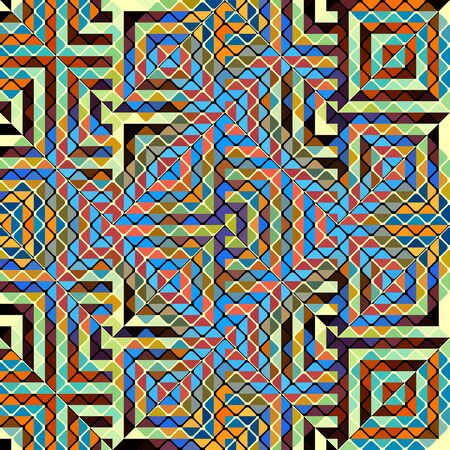 Seamless background pattern. Abstract vector geometric pattern.のイラスト素材