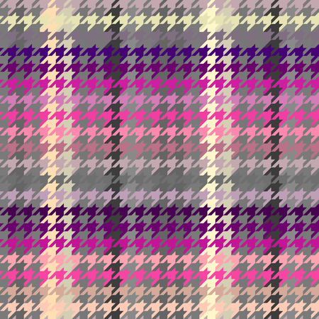 Classic Hounds-tooth seamless pattern in abstract style.