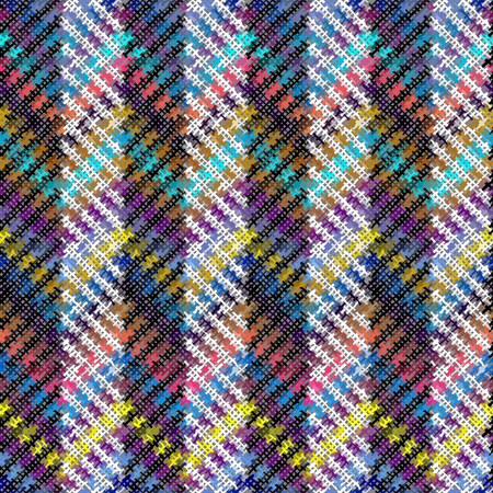 Seamless background pattern. Imitation of a texture of rough canvas painted.のイラスト素材