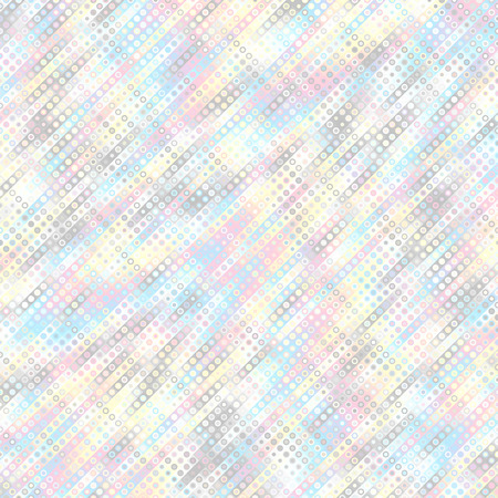 Geometric abstract pattern in low poly pixel art style. Polka dot pattern on low poly background. Diagonal plaid pattern. Vector image.のイラスト素材
