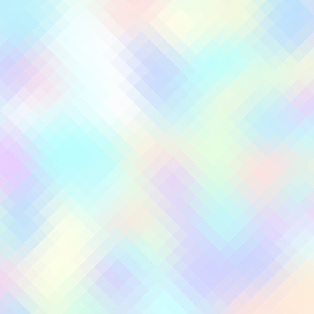 Blurred background. Geometric abstract pattern in low poly style. Effect of a glass. Holographic...