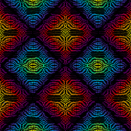 Seamless background pattern. Etnnic tribal pattern. Vector imageのイラスト素材