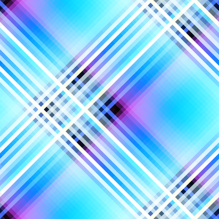 Seamless background. Geometric abstract diagonal plaid pattern in low poly pixel art style. Pastel colors. Vector image.のイラスト素材